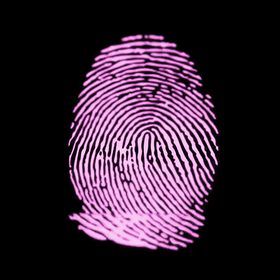 pink fingerprint scanner